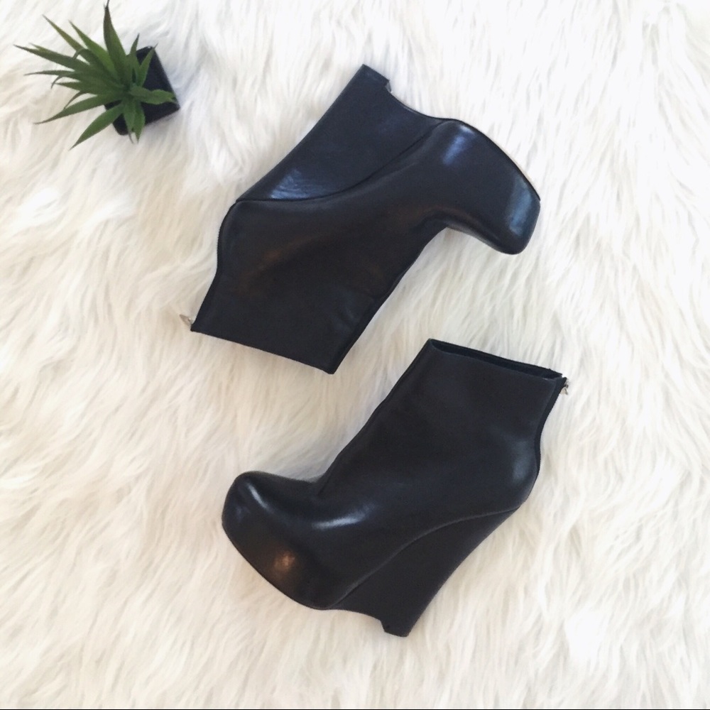 AUTHENTIC - Alejandro Inglimo Crosby Wedge Bootie